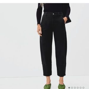 Everlane Utility Barrel Jeans.